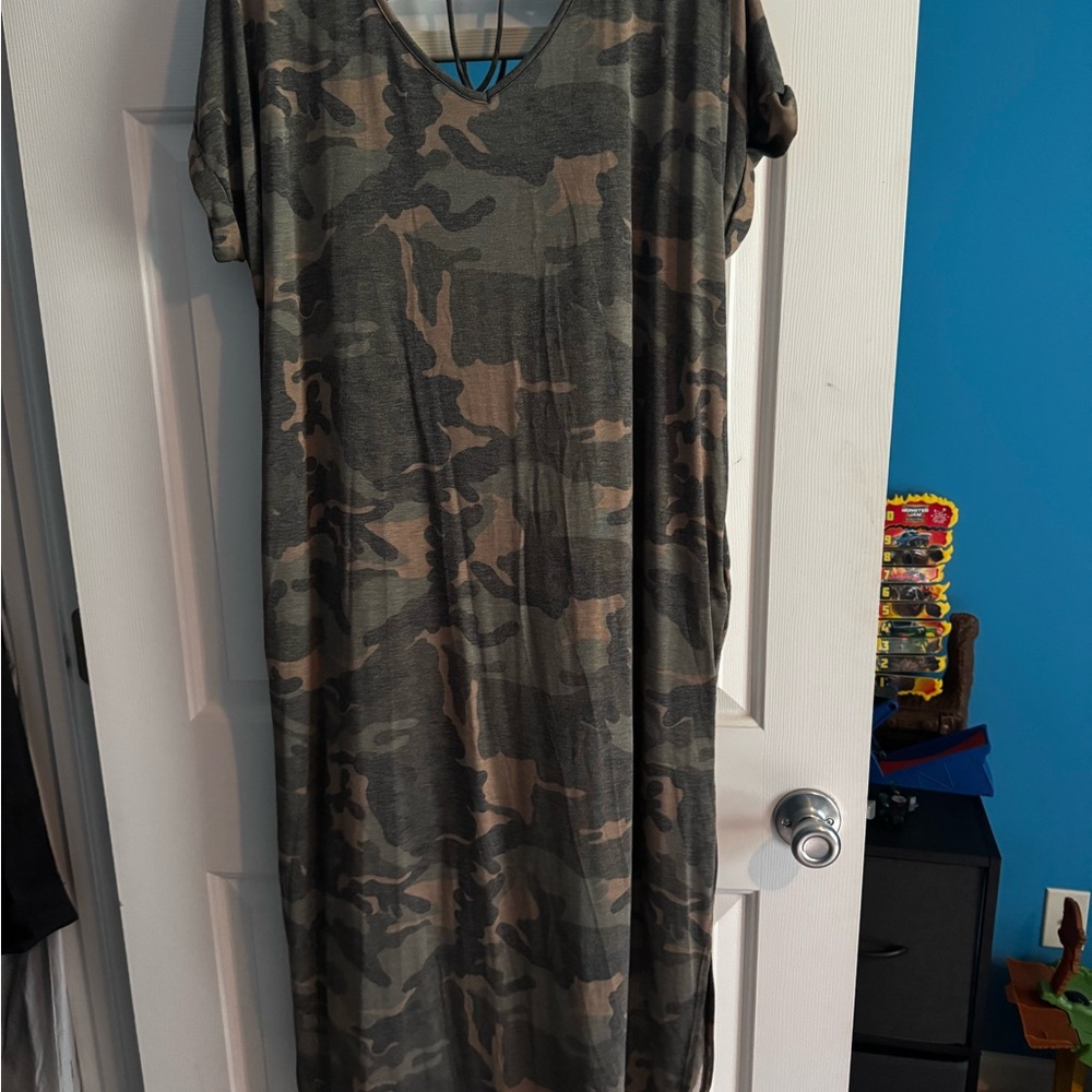 Vanilla Bay Camouflage Dress
